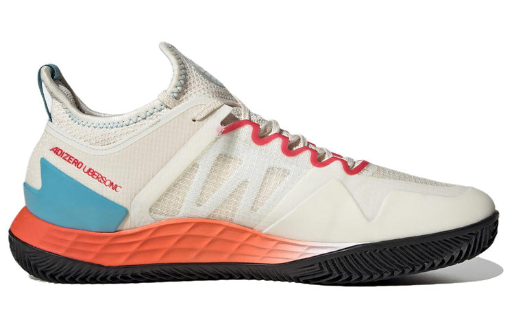 adidas Adizero Ubersonic 4 Clay Court Tennis Shoes 'White Silver Metallic Preloved Blue' HQ5930