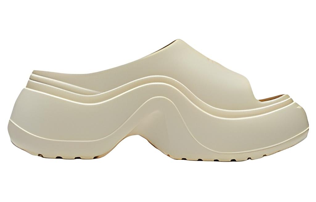 (WMNS) Li-Ning Project* Slide Stylish Slippers 'Khaki' AGAT016-1