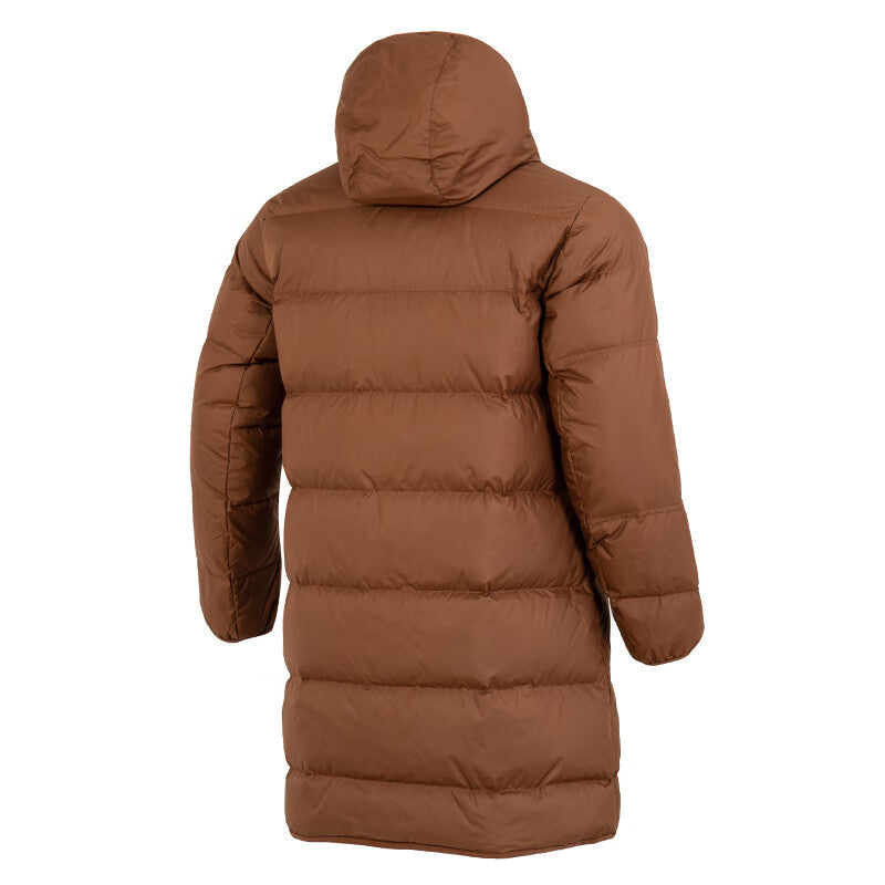 Nike hooded puffer long coat 'Brown' DV1134-259