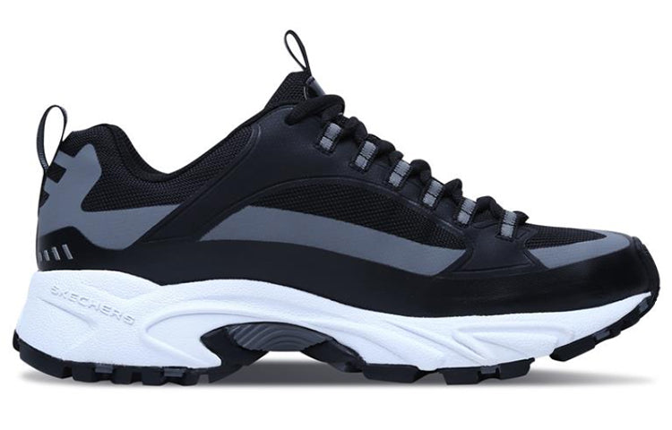 Skechers Stamina Running Shoes Black/White/Gray 666030-BKGY