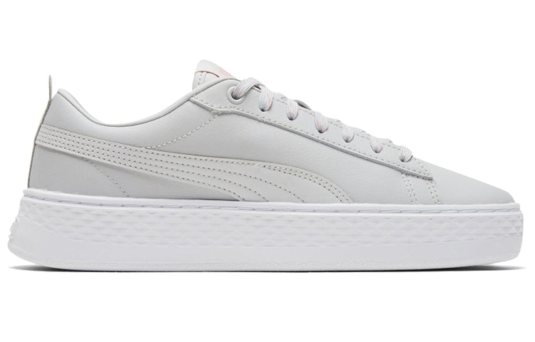 (WMNS) PUMA Smash Platform Q4 Polka 'Grey' 369833-02