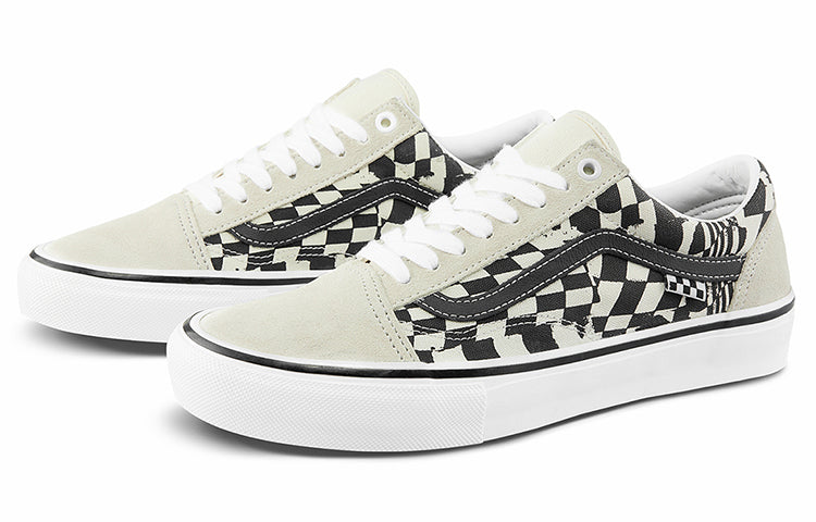 Vans Skate Old Skool 'Checkerwarp - Black White' VN0A5FCB9CU
