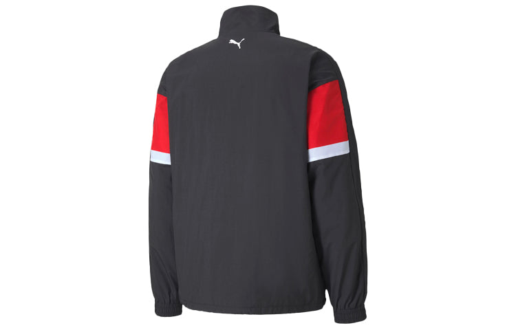PUMA Scuderia Jacket Ferrari Woven Jacket 'Black Blue Red White' 596137-02