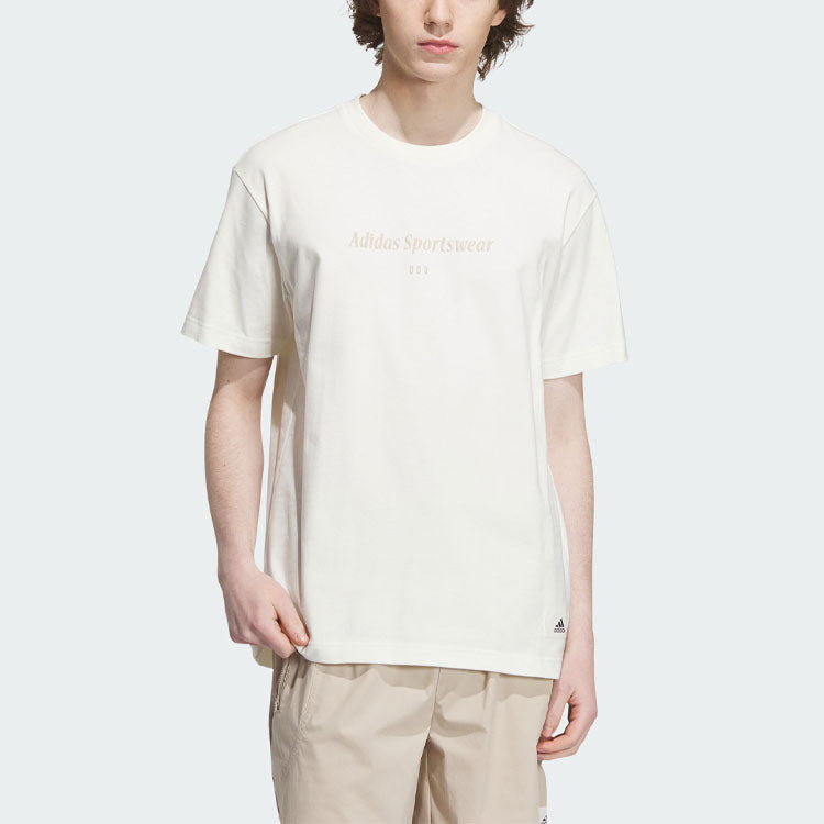 adidas Sportswear Lounge Graphic T-shirt 'White' IP4992