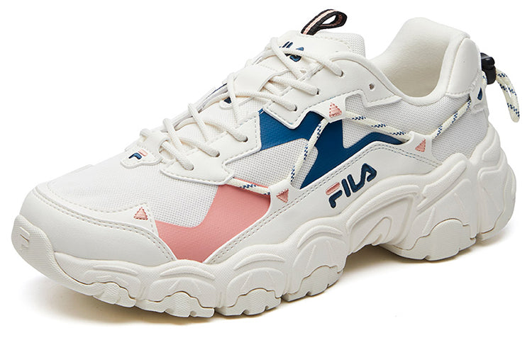 (WMNS) FILA Fluid Low Tops Sports Shoe White Blue F12W114111FWM