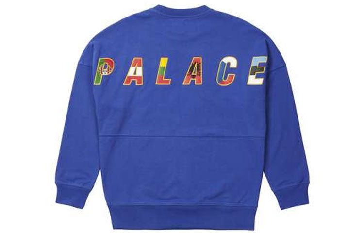 Palace Eu-don Crew Blue FW21 Sweater 'Blue' P21CS050