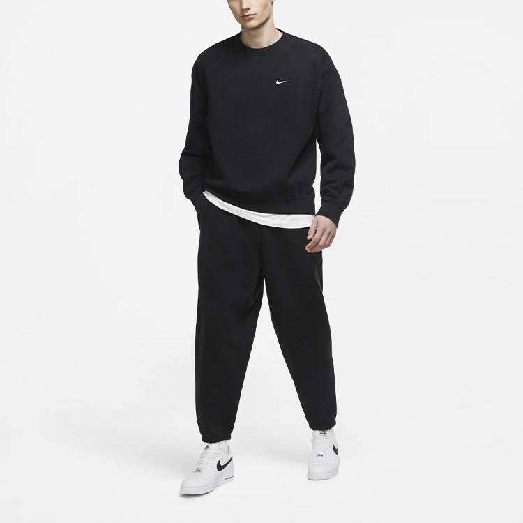 Nike Lab Nrg Fleece Crew Round Neck Pullover Black DA2252-010