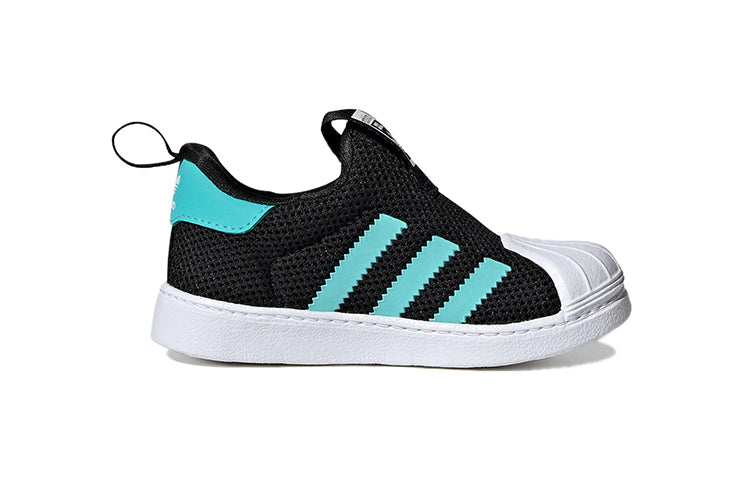 (TD) adidas Originals Superstar 360 Shoes 'Black Aqua Blue White' IF5915