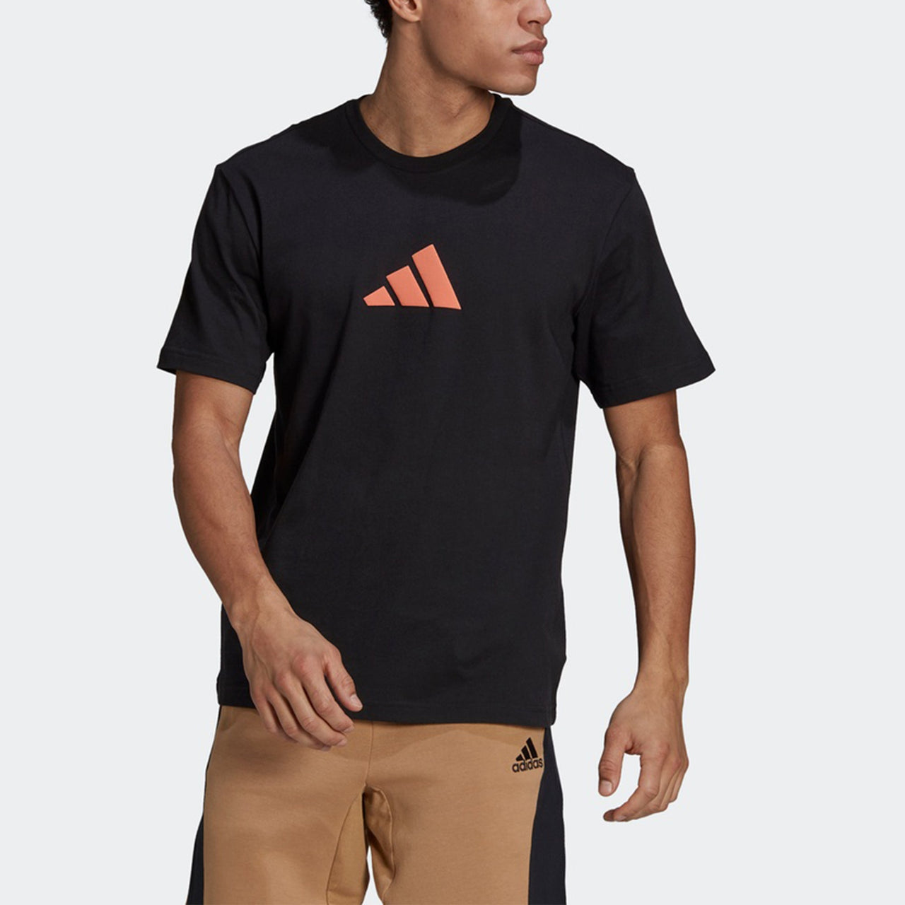 adidas Camo Loose Tee Casual Sports Printing Short Sleeve Black GN6843