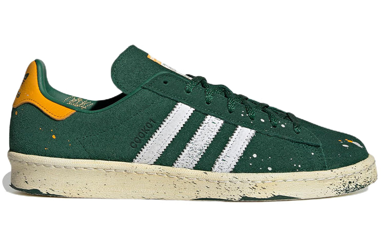 adidas x COOK Campus 80 'Paint Splatter - Dark Green' GY7005