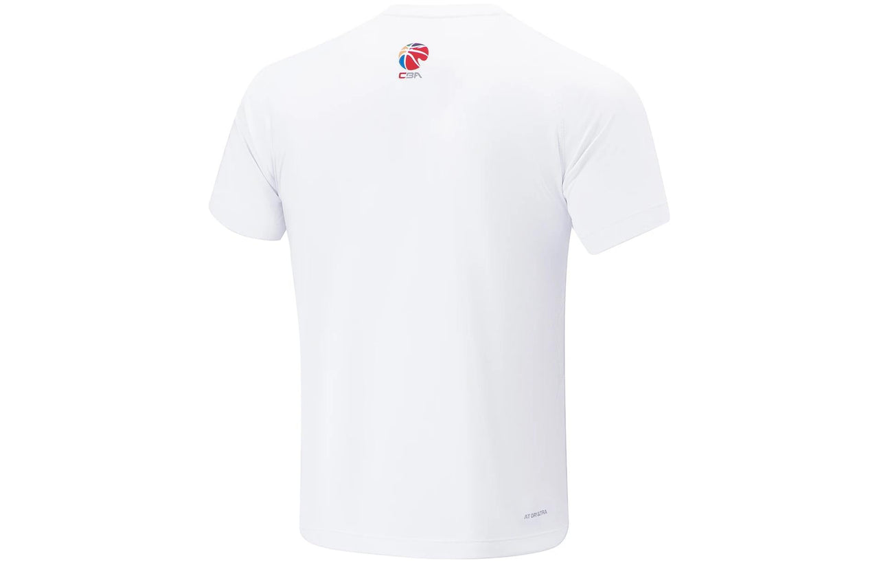 Li-Ning CBA Guangdong Southern Tigers Quick-Drying T-shirt 'White' ATST909-2