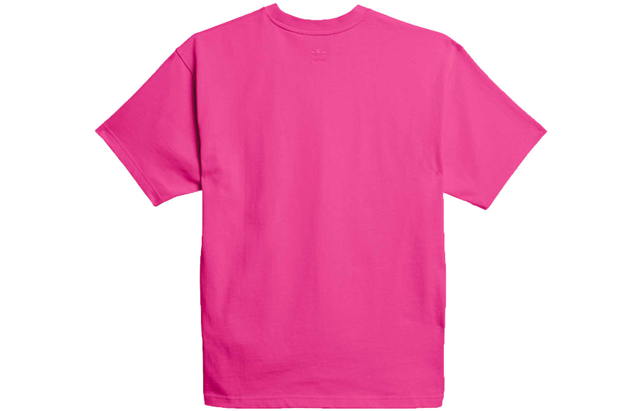 adidas originals Pw Basics Shirt Crossover Short Sleeve Pink GH4391