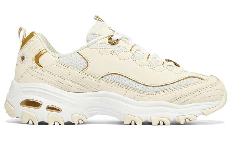 (WMNS) Skechers D'Lites 'Cream White' 149638-NTMT
