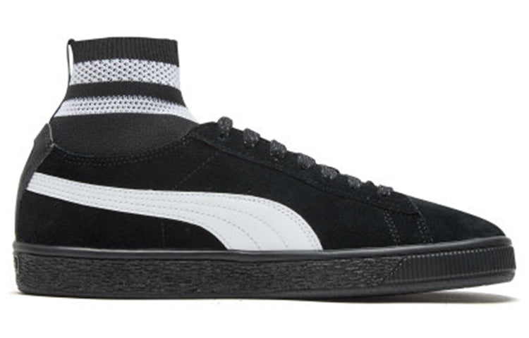 (WMNS) PUMA Suede Classic Sock Ii 'Black' 372562-01