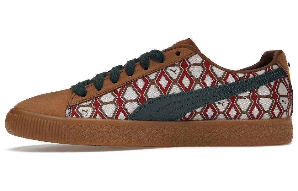 PUMA x Dapper Dan Clyde Vintage 'Pre-Game Runway - Brown' 388170-01