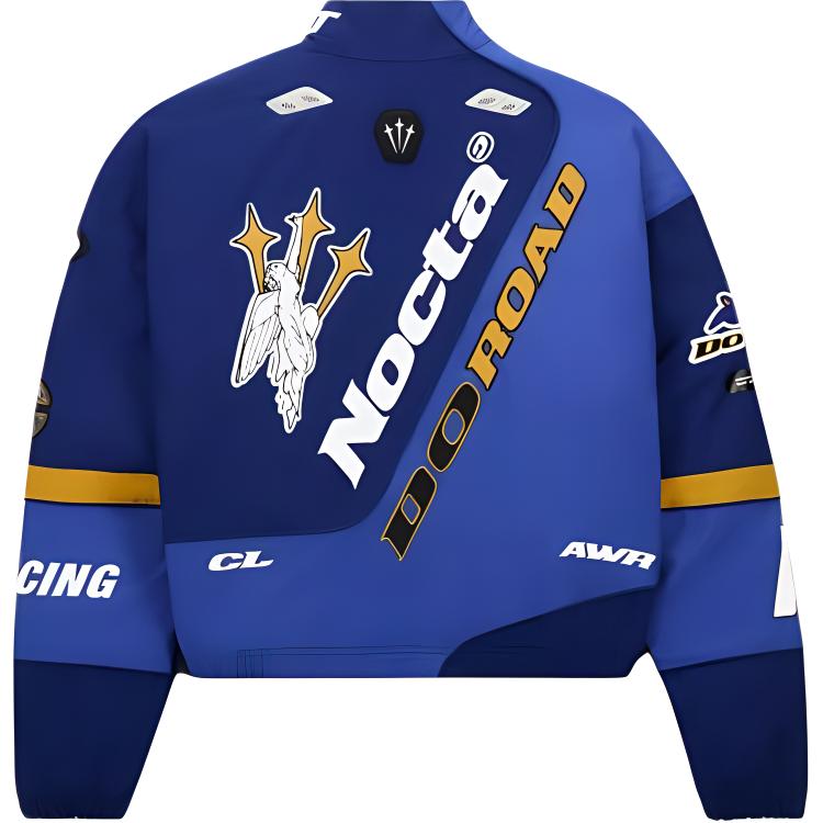 Nike x NOCTA Drake L'ART Racing Jacket Asia Sizing 'Deep Royal Blue' FD2195-455
