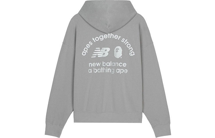 New Balance x A Bathing Ape Hoodie 'Grey' BASW3000-GYX