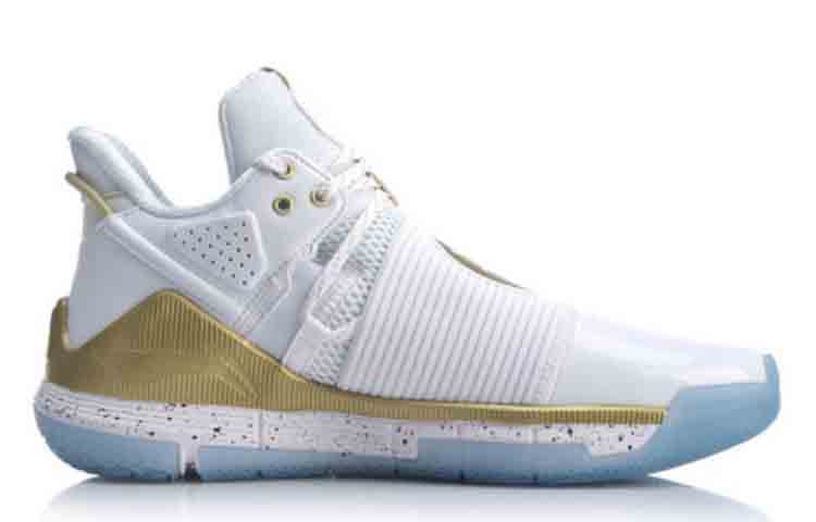 Li-Ning Wade Shadow The Sixth Man 'White Gold' ABPQ007-10