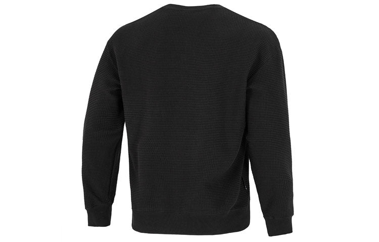 PUMA Downtown Waffle Crewneck Sweatshirt 'Black' 537730-01