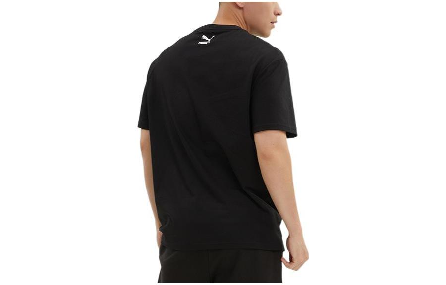PUMA Tennis Club Graphic Tee 'Black' 536913-01