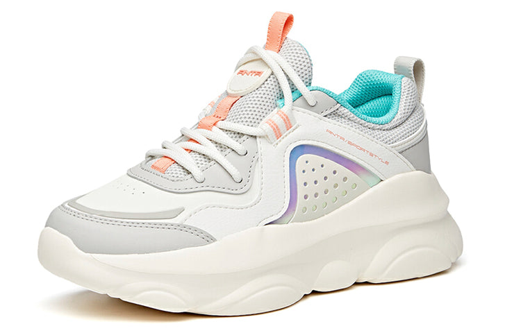 (WMNS) ANTA Life Series Sneakers 'Grey White' 122018886-1
