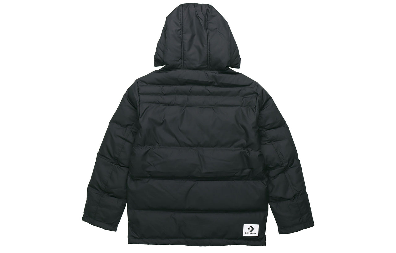 Men's Converse Outdoor With Down Feather Jacket Black 10019321-A02