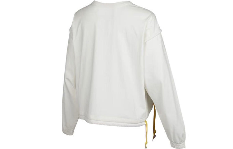 (WMNS) LONG Sleeve Jersey Crew VINTAGE White 10022827-A03