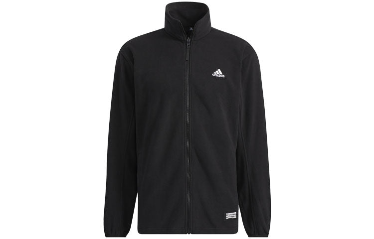 adidas Zipper Stand Collar Hooded 3 In 1 Long Sleeves Jacket Black H23107