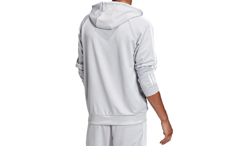 adidas originals Superstar Logo Printing raglan sleeve Sports Gray GD2213