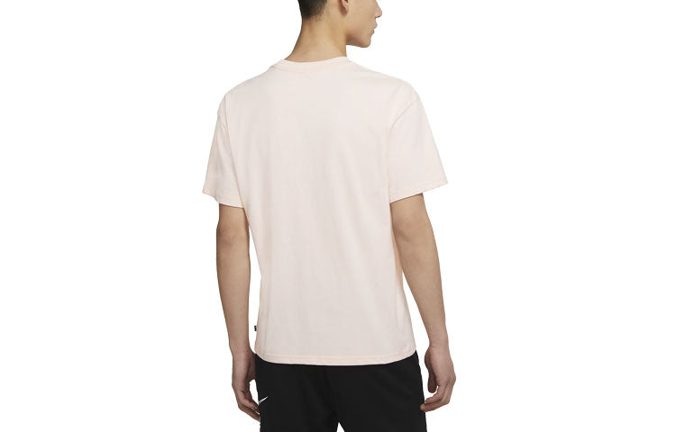 Nike SB Skateboard Printing Skateboard Knit Sports Short Sleeve Pink DD1317-805