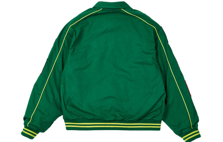 Palace SS22 Patches Cotton Bomber Kelly 'Green' P22JK212