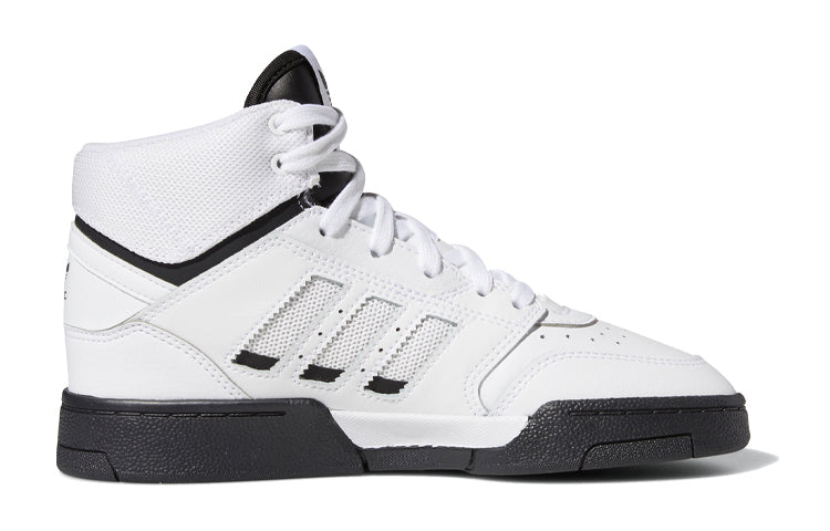 (GS) adidas originals Drop Step J 'White Black' FV4889