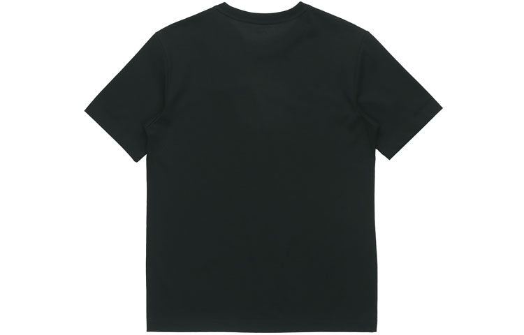 Li-Ning Chest Box Logo Solid Color Short Sleeve 'Black' AHSQ326-2