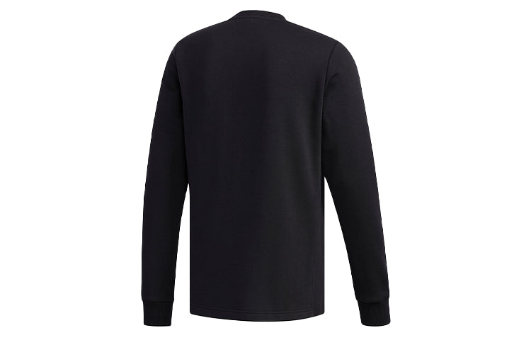 adidas neo M C SW Round Neck Fleece Lined Long Sleeves Black EI4701