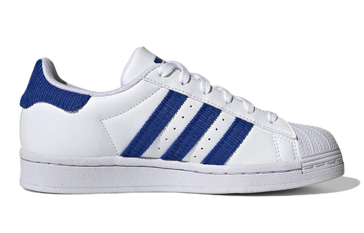 (GS) adidas Superstar 'White Royal Blue' GV7951