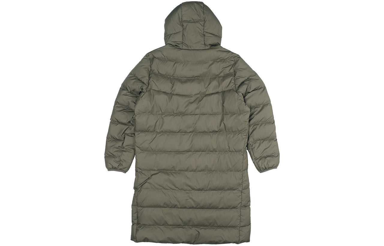 Nike Casual Sports mid-length hooded down Jacket Green CU0281-380