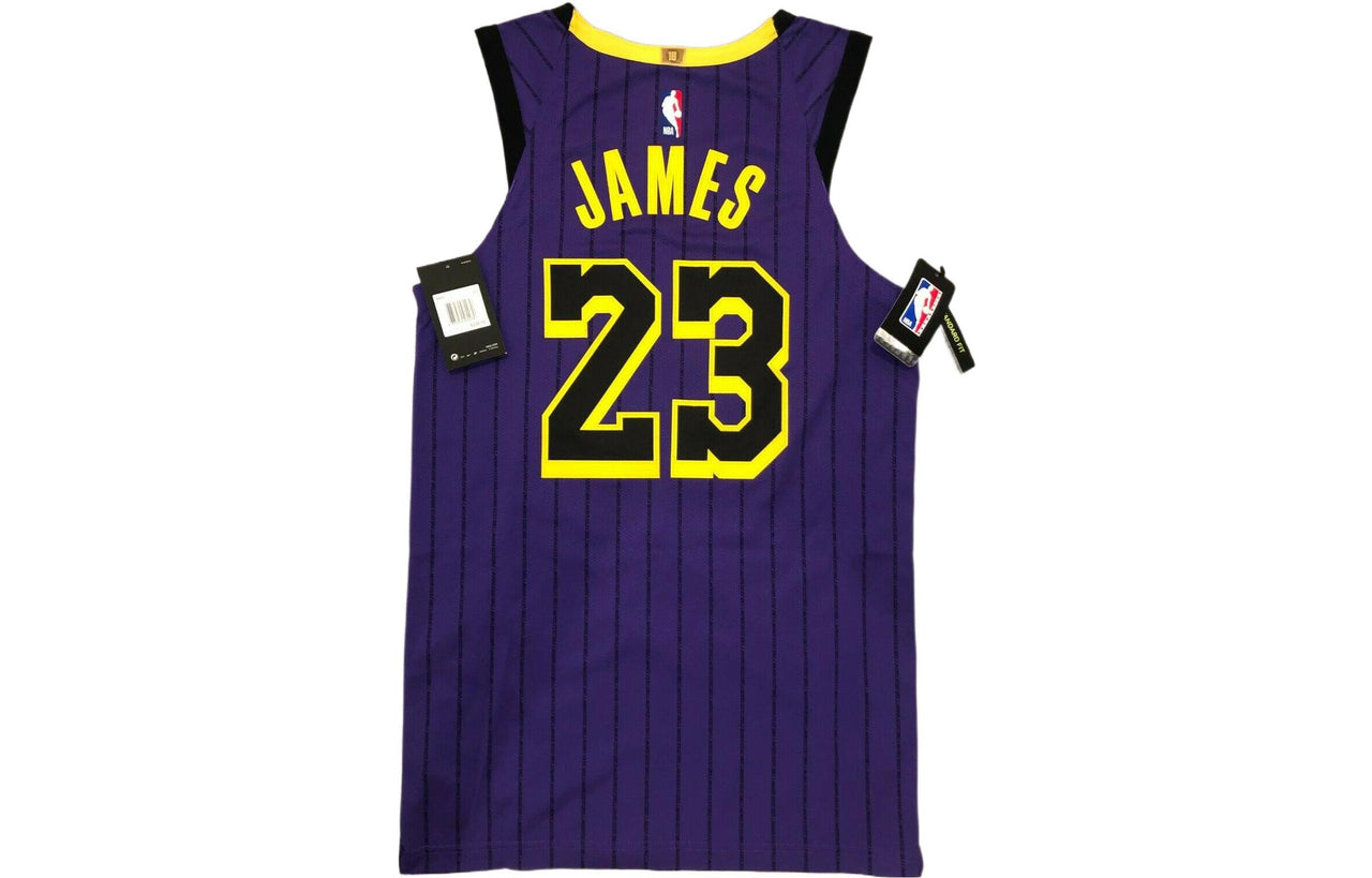 Nike NBA LA Lakers Lebron James City Edition Vaporknit Jersey 'Lakers Purple' AH6213-508