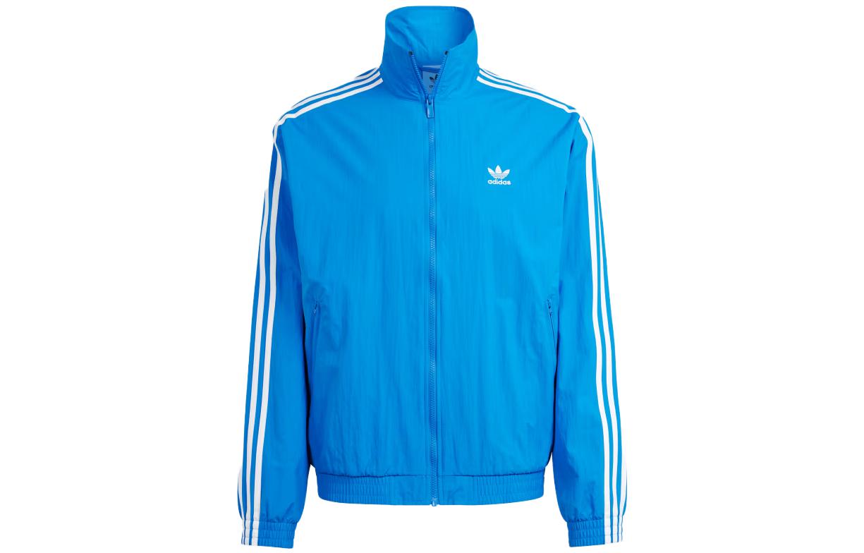 adidas Adicolor Woven Firebird Track Top Asia Sizing 'Blue' IT2496