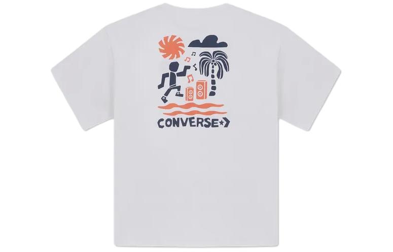 Converse Festival Vibe T-Shirt 'White' 10026424-A03