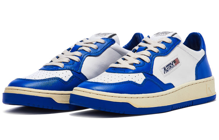 Autry Medalist Leather Low 'Azure White' AULM-WB15
