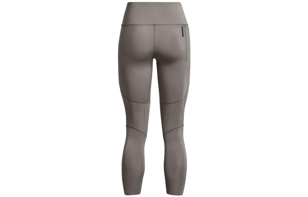 (WMNS) Under Armour RUSH SmartForm Ankle Leggings 'Grey' 1379144-294