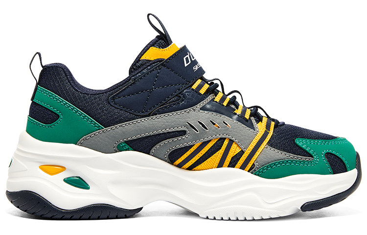(GS) Skechers Stamina Shoes 'Navy Grey Green' 405211L-NVMT