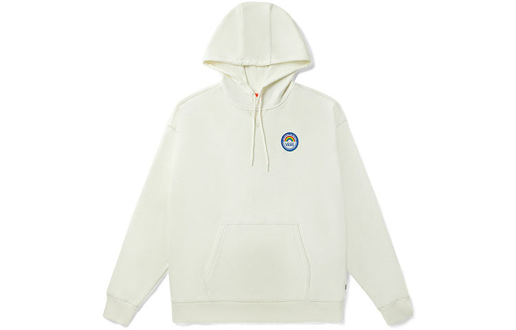 (WMNS) Vans Anaheim Rainbow Oversized Hoodie 'White' VN0A5AUEFS8