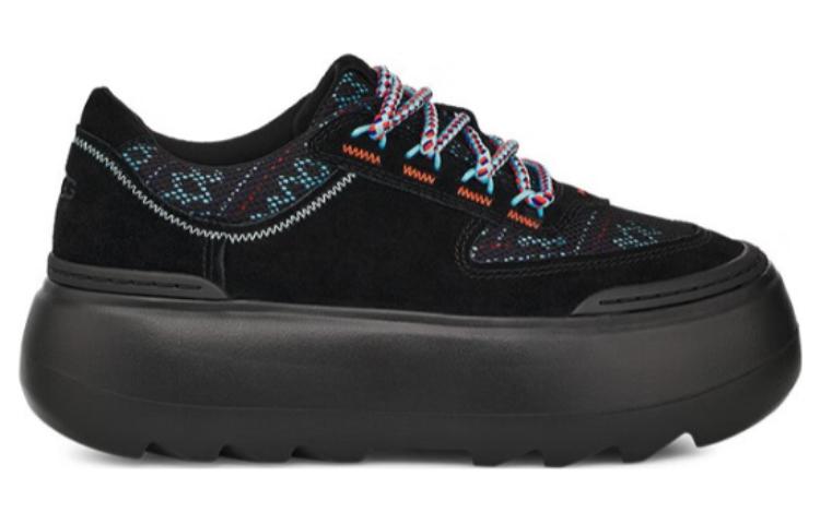 (WMNS) UGG Marin Mega Lace Heritage Braid 'Black' 1136842-BLK
