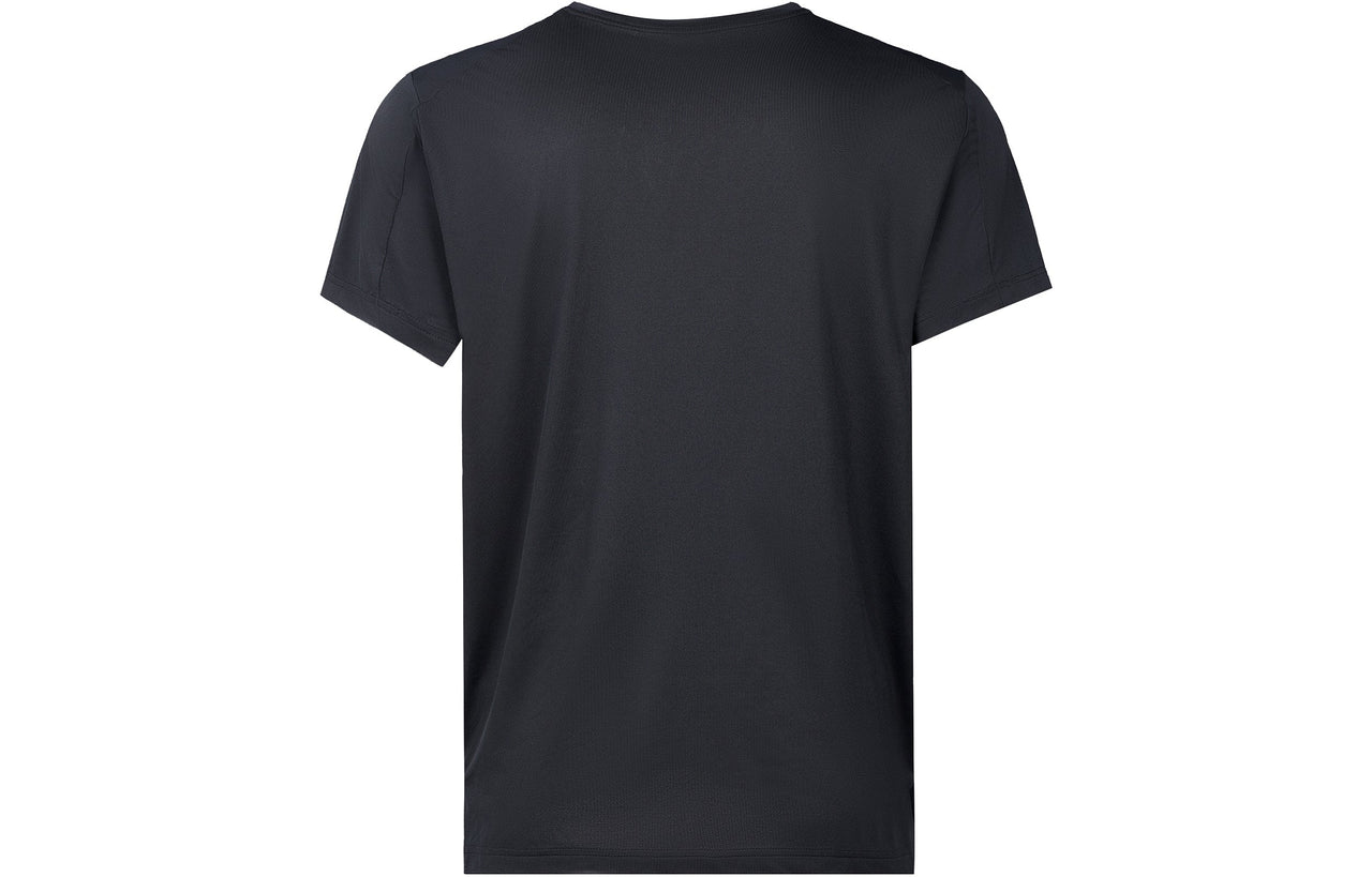Nike Stripe Logo Printing Training Sports Short Sleeve Black DD1622-010