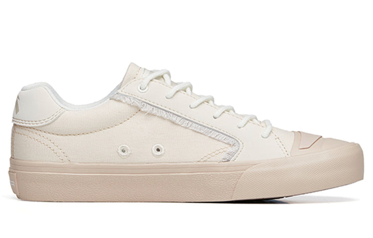 (WMNS) ANTA Life Series Sneakers  Canvas 'Grey Pink' 122228077S-4