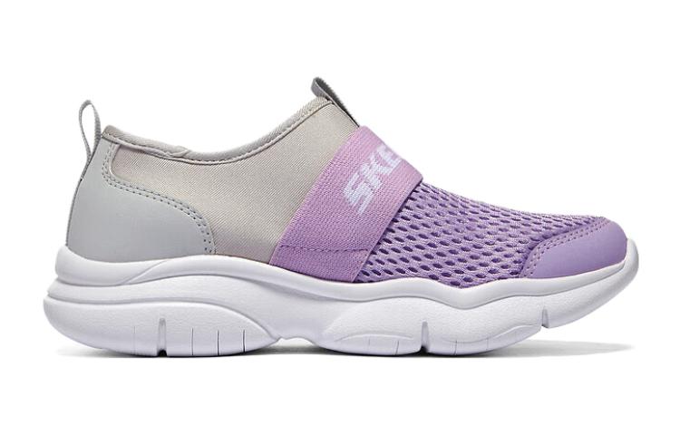 (GS) Skechers Flex Blast Shoes 'Purple Grey' 302579L-GYLV