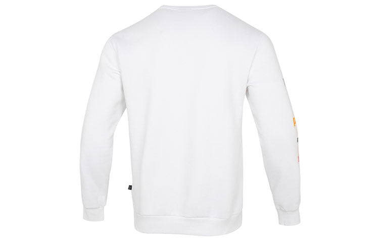 PUMA Ess Logo Repeat Graphic Crew 'White' 675128-02