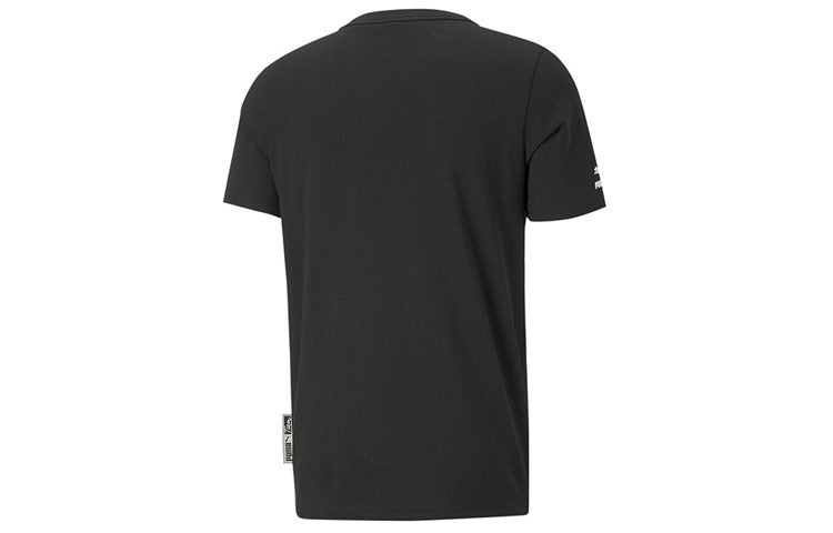 PUMA Team Graphic Tee 'Black' 536956-01