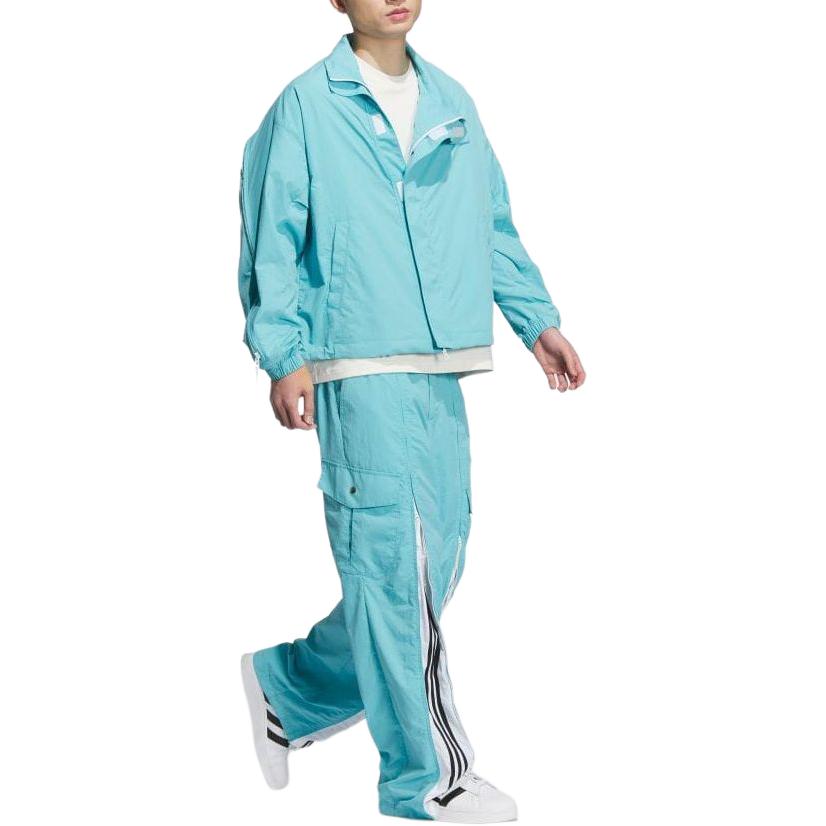 adidas Originals x Ordinary People Track Pants Asia Sizing 'Mint Blue' IZ4921